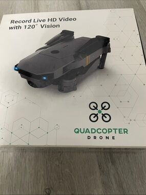 Black Quadcopter Drone with HD Camera by